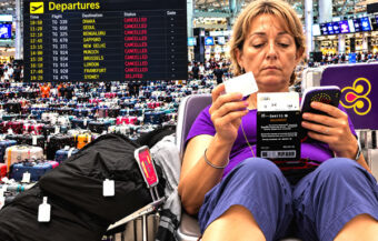 Thai Airways admits it got it wrong as Suvarnabhumi Airport public areas are swamped by a baggage flood