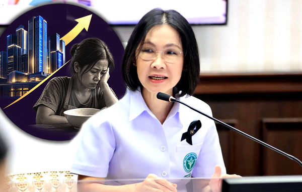 泰国的经济呈K型结构,导致大量民众为了维持生计而减少食物和餐饮开支。