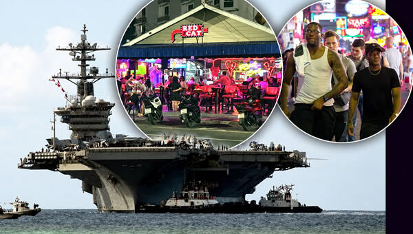 The boys are back in town. US servicemen return to Pattaya, a town they helped create, for wartime R&R