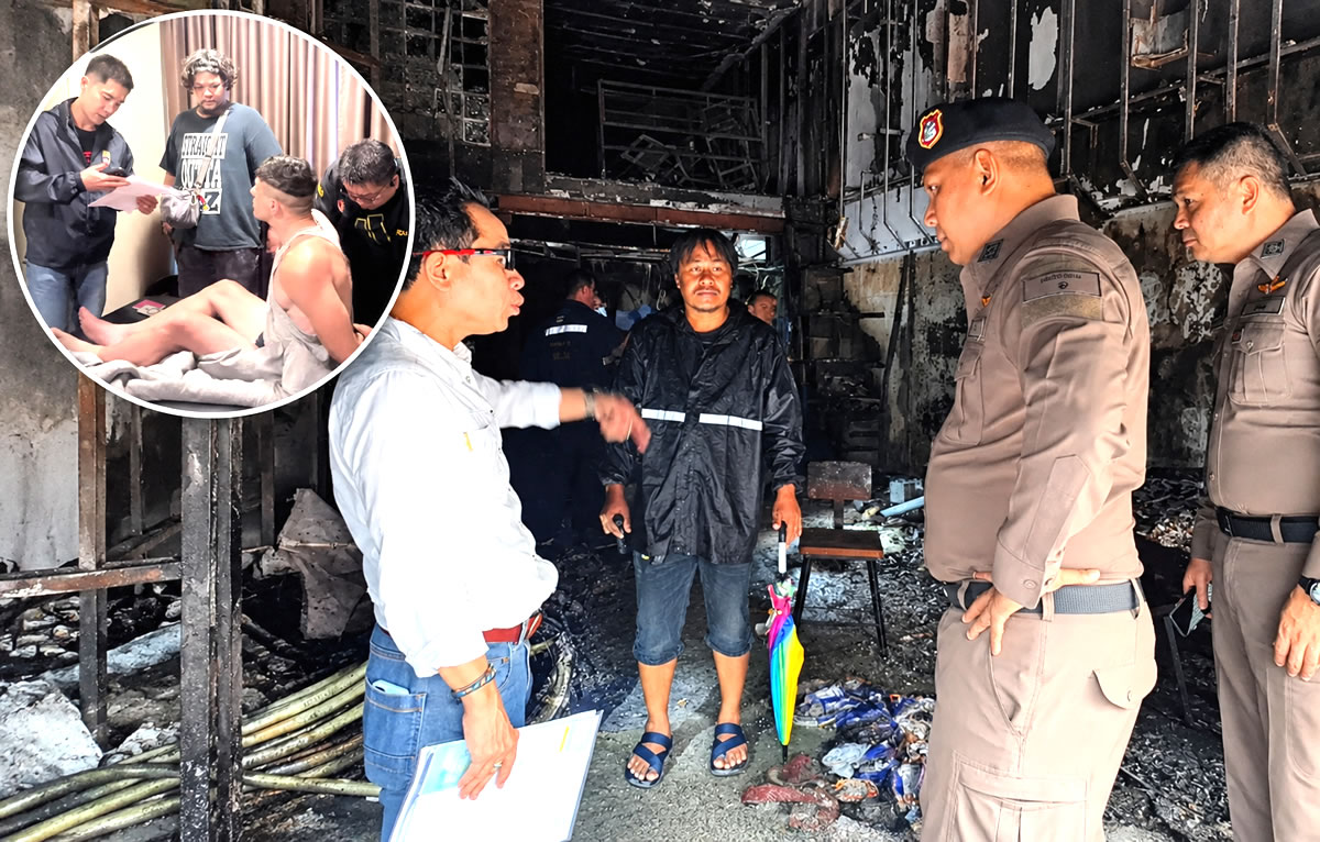 Turkish arsonist arrested. His Thai girlfriend hired him to destroy evidence at her former workplace