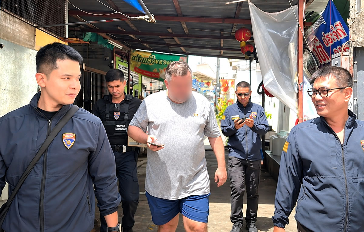 US man arrested in Phuket based a warrant issued in Texas over 4 years ago for a strangulation offence