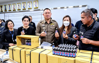 Warning in Thailand over fake cough syrup bottles. Police smash counterfeit medicine empire in 4 raids