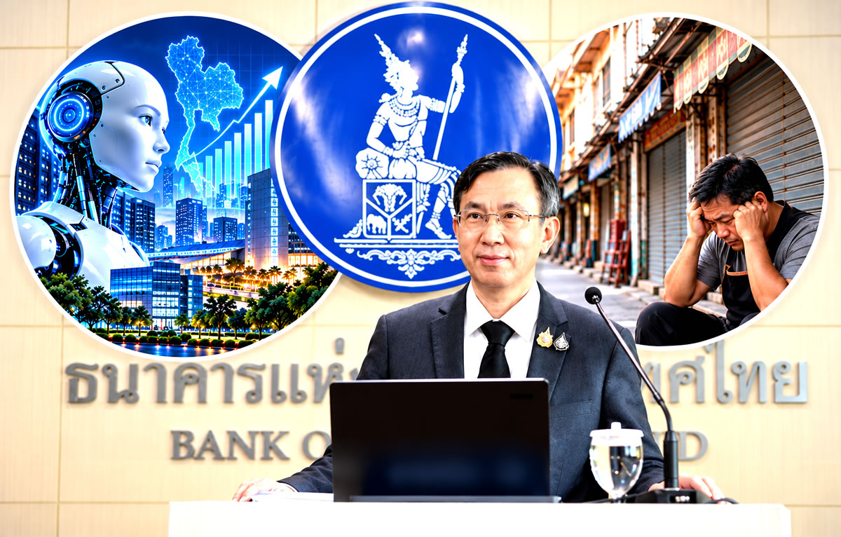 Bank of Thailand confirms a tale of two distinct economies one booming, another struggling with decline