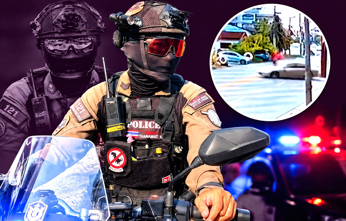 Much loved Robocop, a popular figure in Nonthaburi near Bangkok dies in a tragic road traffic accident