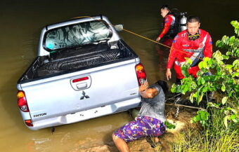 Murder in Trang over meth tablet dealing. Two men arrested after burned remains found near reservoir