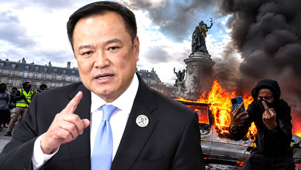 PM calls police chief and orders preparations to make sure Thailand is not subject to French like rioting