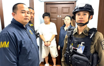 Police arrest South Korean after child reports mother being abused. Man found to have overstayed his visa
