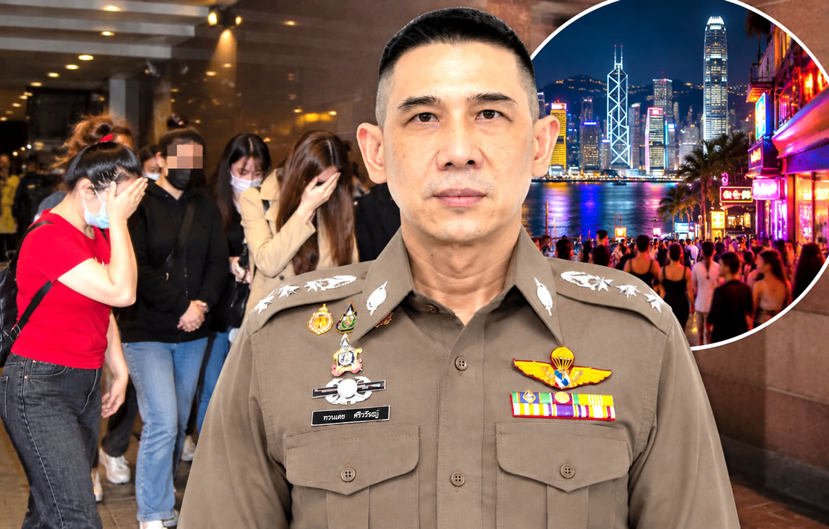 Thai police get involved in Hong Kong prostitution ring smashed last weekend which yielded vast revenues